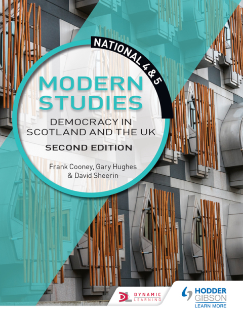 Cover image for book National 4 & 5 Modern Studies: Democracy in Scotland and the UK, Second Edition