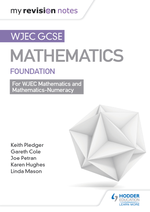 Cover image for book TGAU CBAC Canllaw Adolygu Mathemateg Sylfaenol (Welsh-language edition)
