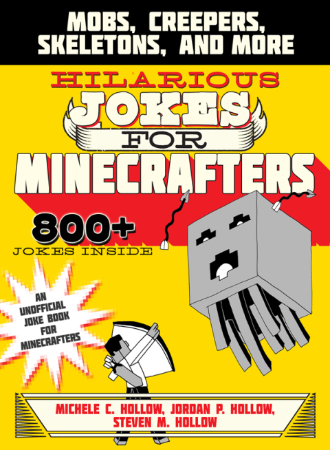 Cover image for book Hilarious Jokes for Minecrafters