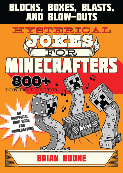 Cover image for book Hysterical Jokes for Minecrafters