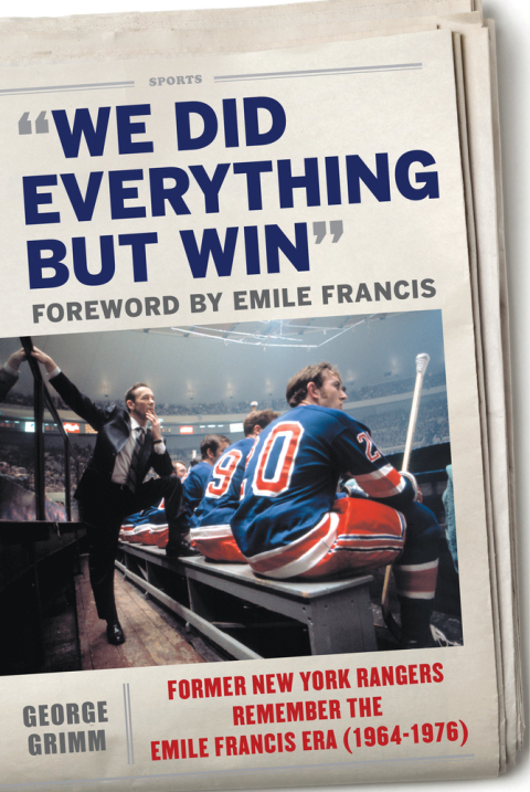 Cover image for book We Did Everything But Win