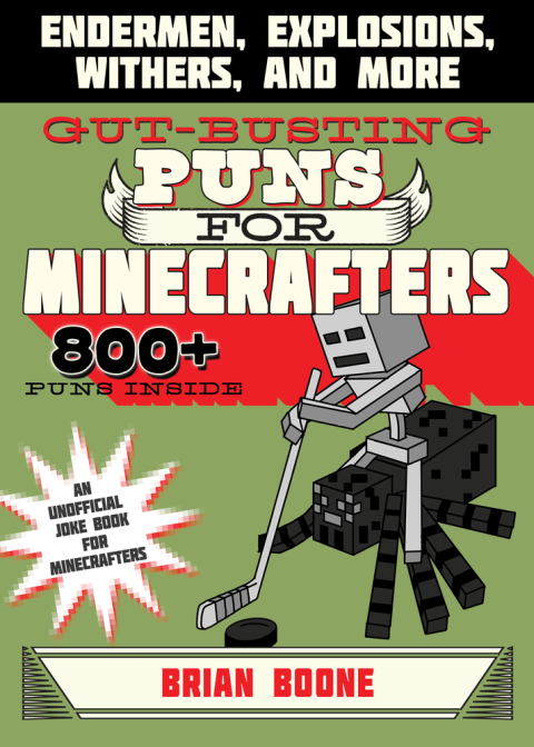 Cover image for book Gut-Busting Puns for Minecrafters
