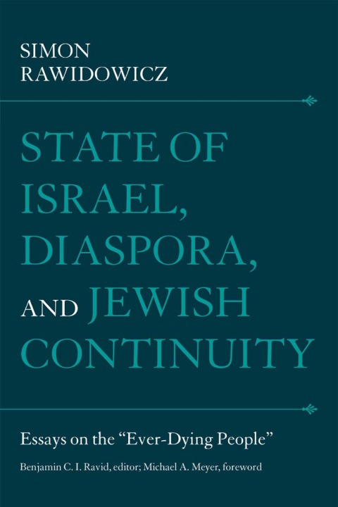 Cover image for book State of Israel, Diaspora, and Jewish Continuity