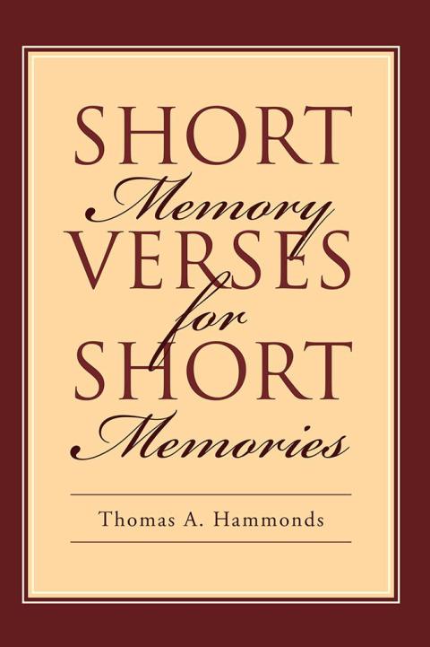 Cover image for book Short Memory Verses for Short Memories