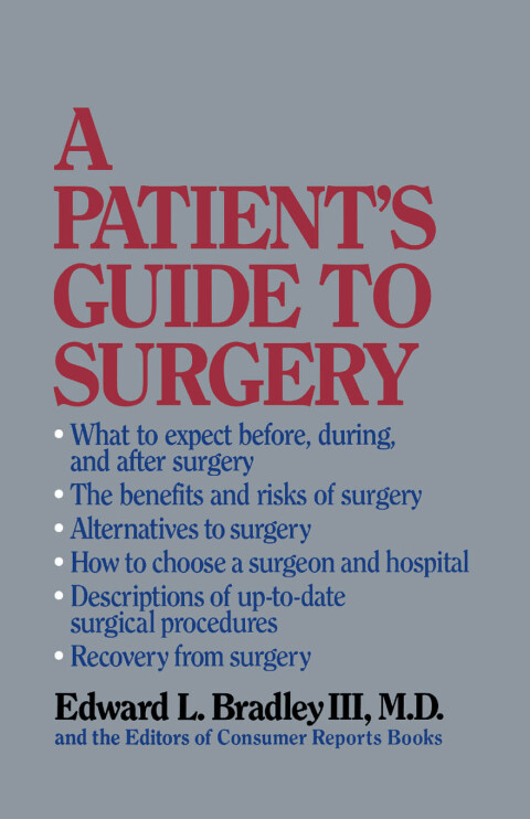 Cover image for book A Patient's Guide to Surgery