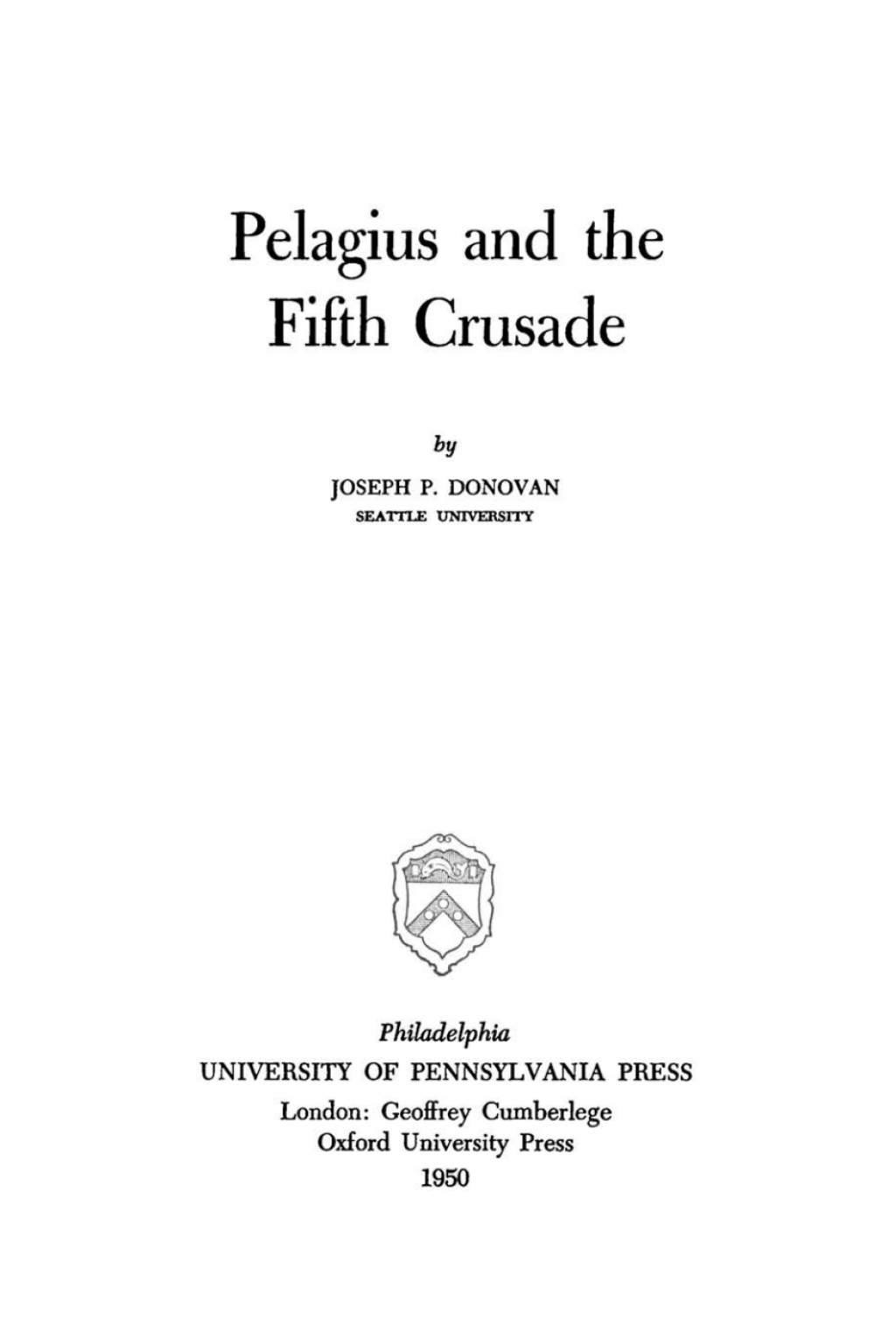 ISBN 9781512801484 product image for Pelagius and the Fifth Crusade (eBook) | upcitemdb.com