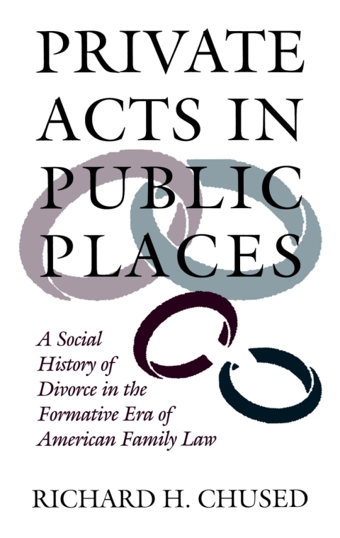Cover image for book Private Acts in Public Places