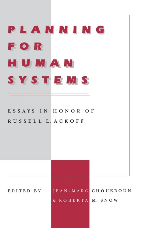 Cover image for book Planning for Human Systems
