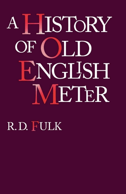 Cover image for book A History of Old English Meter