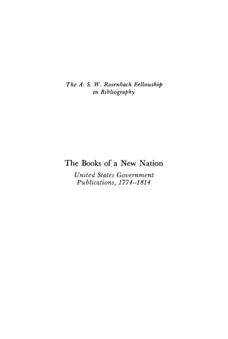 The Books of a New Nation