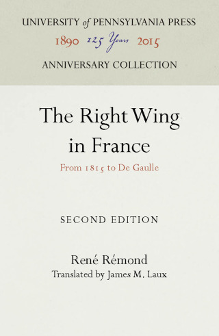 The Right Wing in France