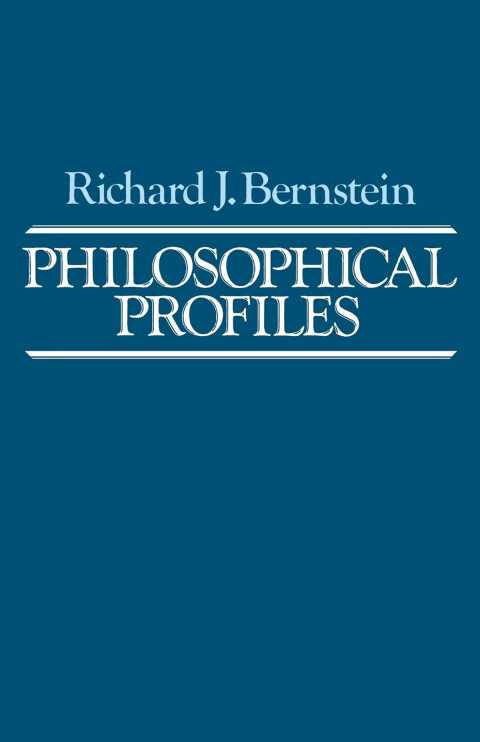 Cover image for book Philosophical Profiles