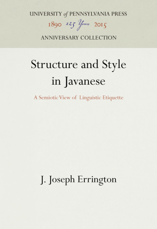 Structure and Style in Javanese