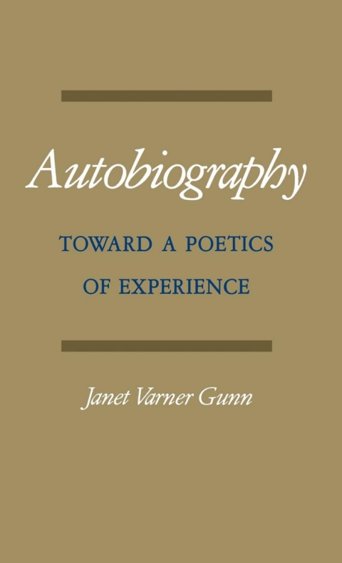 Cover image for book Autobiography