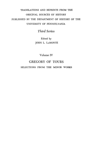Gregory of Tours