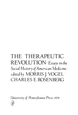 The Therapeutic Revolution
