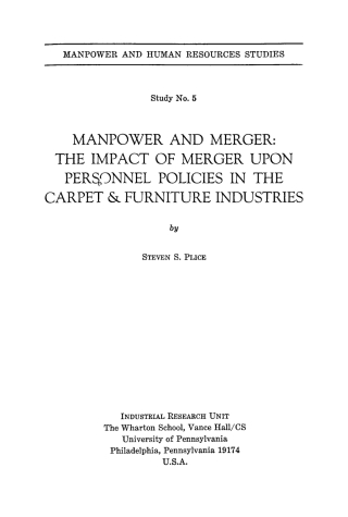 Manpower and Merger