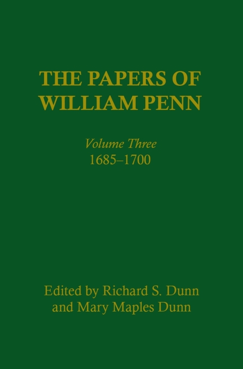 Cover image for book The Papers of William Penn, Volume 3