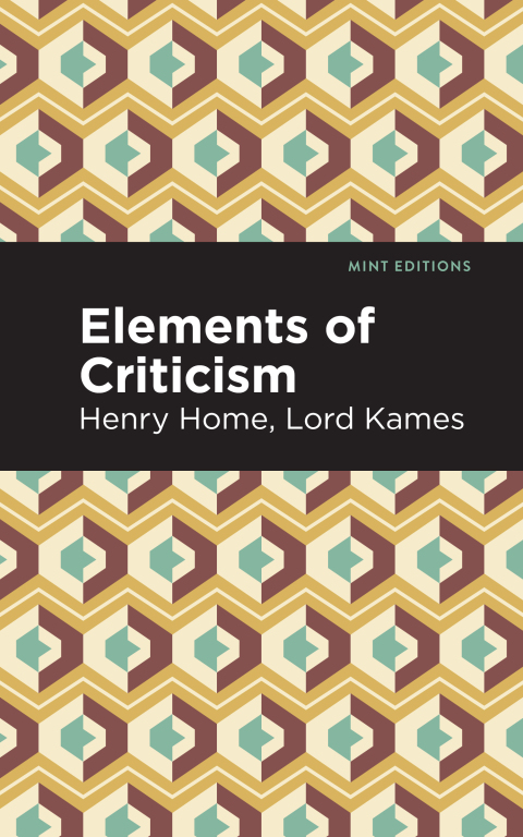 Cover image for book Elements of Criticism