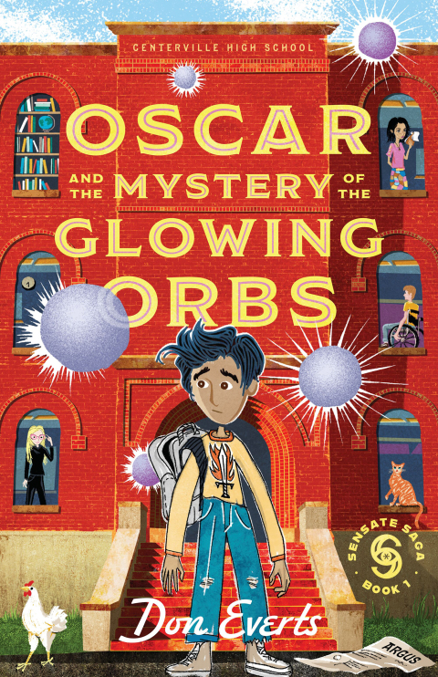 Cover image for book Oscar and the Mystery of the Glowing Orbs
