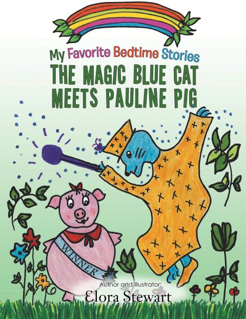 Cover image for book The Magic Blue Cat Meets Pauline Pig