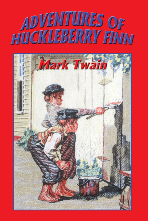 Cover image for book Adventures of Huckleberry Finn