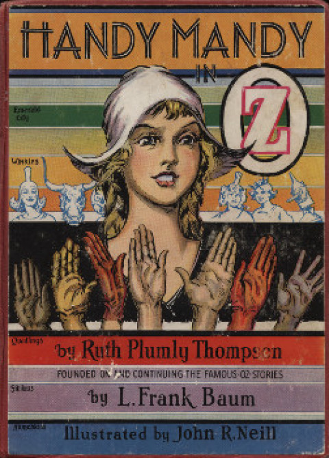 Cover image for book The Illustrated Handy Mandy in Oz