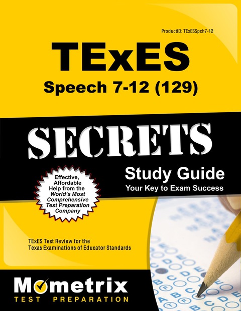 Cover image for book TExES Speech 7-12 (129) Secrets Study Guide