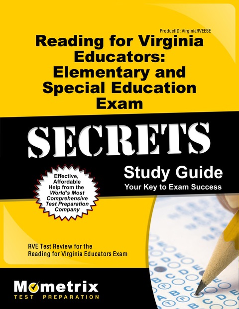 Cover image for book Reading for Virginia Educators: Elementary and Special Education Exam Secrets Study Guide