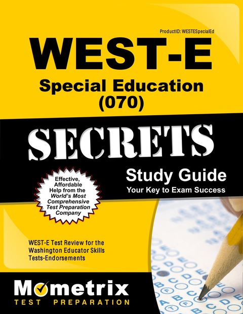 Cover image for book WEST-E Special Education (070) Secrets Study Guide