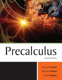 Precalculus 7th Edition | 9781517801670, 9781517801663 | VitalSource