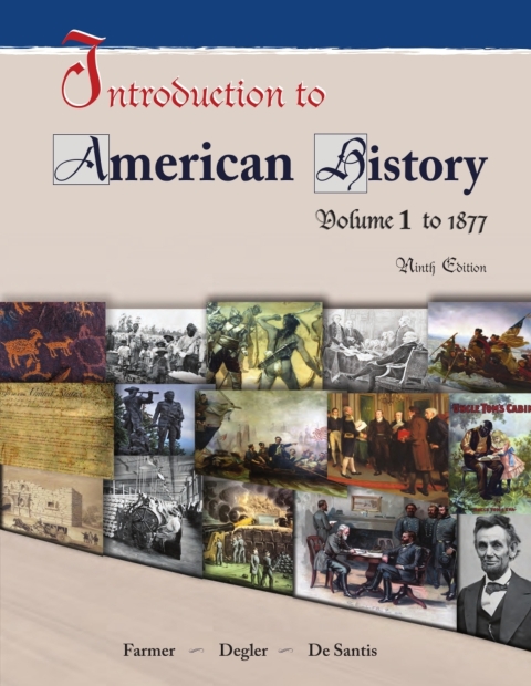 Cover image for book Introduction to American History Volume 1