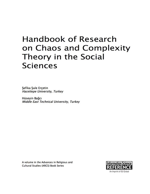 Cover image for book Handbook of Research on Chaos and Complexity Theory in the Social Sciences