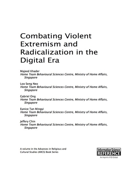 Cover image for book Combating Violent Extremism and Radicalization in the Digital Era