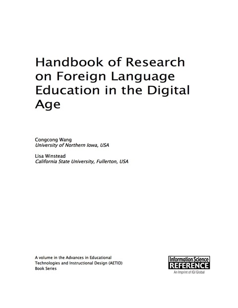 Cover image for book Handbook of Research on Foreign Language Education in the Digital Age