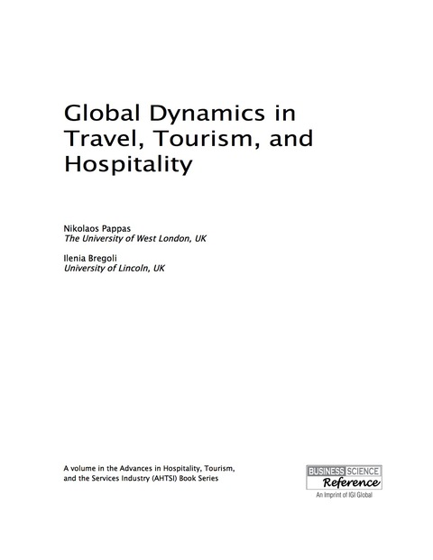 Cover image for book Global Dynamics in Travel, Tourism, and Hospitality