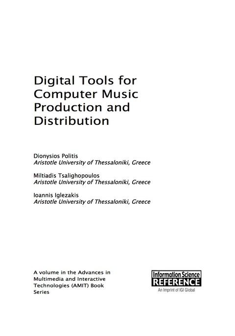 Cover image for book Digital Tools for Computer Music Production and Distribution