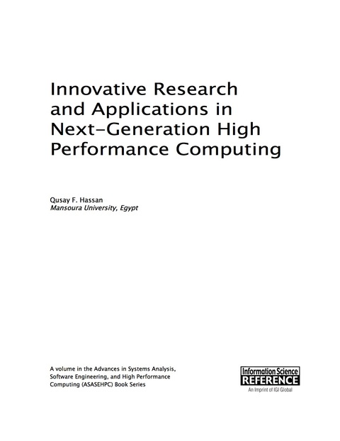 Cover image for book Innovative Research and Applications in Next-Generation High Performance Computing