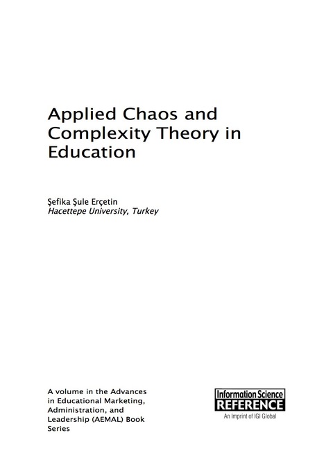 Cover image for book Applied Chaos and Complexity Theory in Education