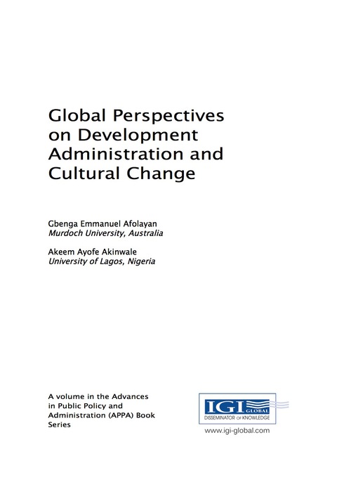 Cover image for book Global Perspectives on Development Administration and Cultural Change