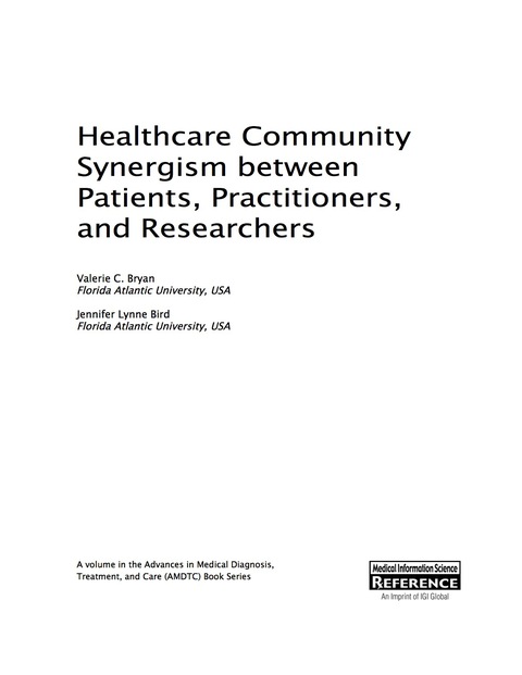 Cover image for book Healthcare Community Synergism between Patients, Practitioners, and Researchers