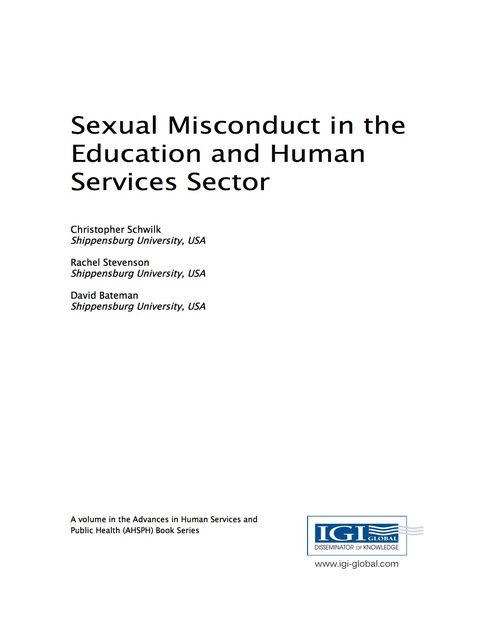 Cover image for book Sexual Misconduct in the Education and Human Services Sector