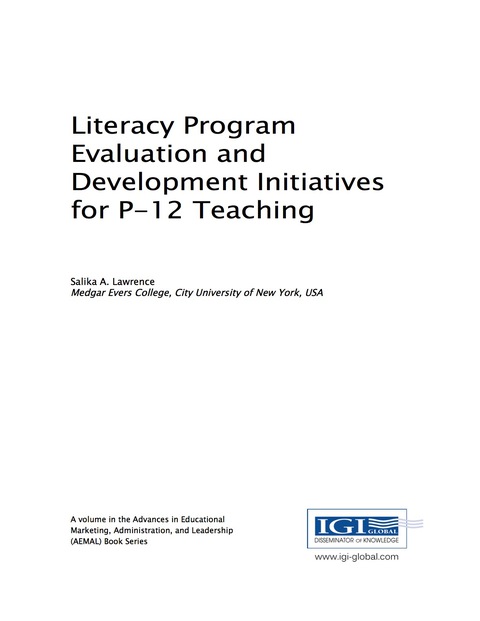 Cover image for book Literacy Program Evaluation and Development Initiatives for P-12 Teaching