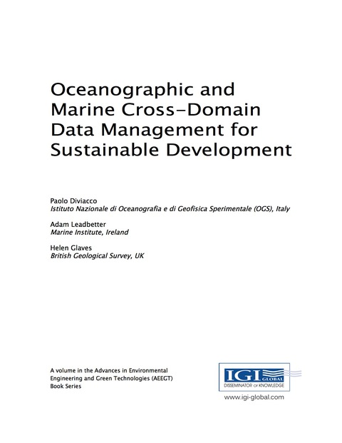 Cover image for book Oceanographic and Marine Cross-Domain Data Management for Sustainable Development
