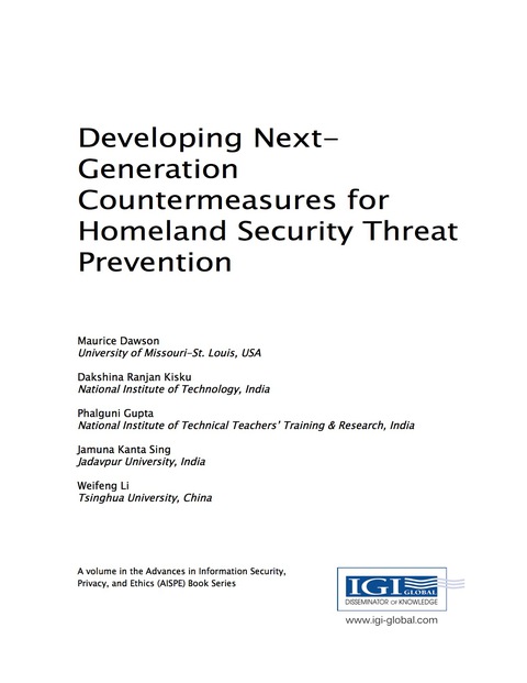 Cover image for book Developing Next-Generation Countermeasures for Homeland Security Threat Prevention