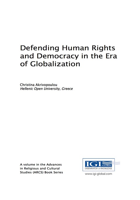 Cover image for book Defending Human Rights and Democracy in the Era of Globalization