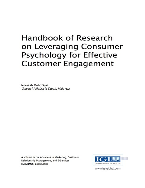 Cover image for book Handbook of Research on Leveraging Consumer Psychology for Effective Customer Engagement