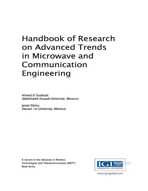 Cover image for book Handbook of Research on Advanced Trends in Microwave and Communication Engineering