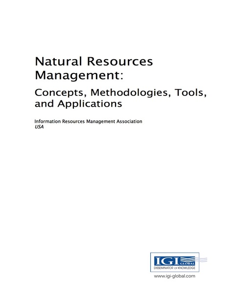 Cover image for book Natural Resources Management: Concepts, Methodologies, Tools, and Applications