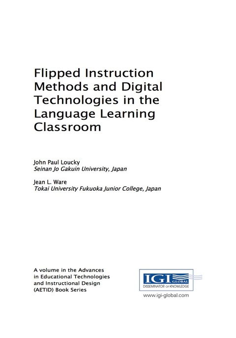 Cover image for book Flipped Instruction Methods and Digital Technologies in the Language Learning Classroom